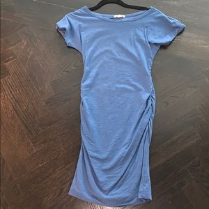 Sundry Blue T-shirt Mini Dress